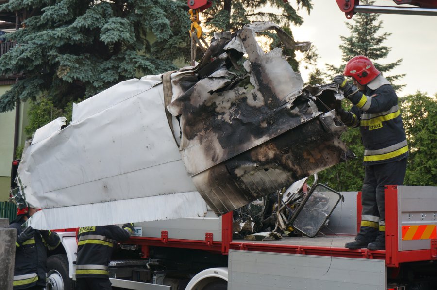 Wypadek Nie żyje pilot i pasażer Wiadomości