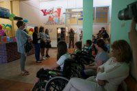 Policjanci z wizytą w szpitalu