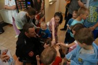 Policjanci z wizytą w szpitalu