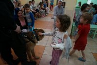 Policjanci z wizytą w szpitalu