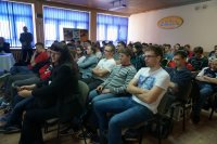 Policjanci na debacie