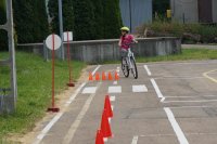 uczeń zdający egzamin na kartę rowerową