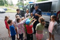 Policjanci spotkali się z półkolonistami