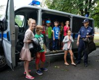 Policjanci spotkali się z półkolonistami