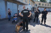 Dawid i Michał z wizytą w komendzie