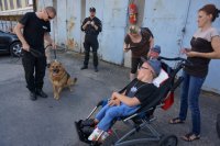 Dawid i Michał z wizytą w komendzie