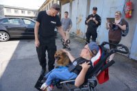 Dawid i Michał z wizytą w komendzie