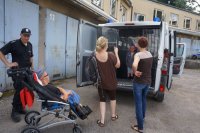 Dawid i Michał z wizytą w komendzie