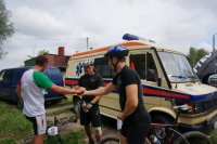 Zwycięzcy I Przełajowego Rajdu Rowerowego Policjantów