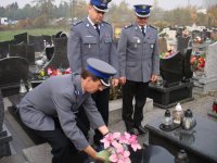 uroczystości upamiętniające poległych policjantów