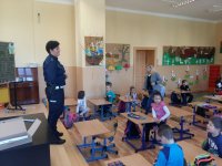 Lekcja bezpieczeństwa w Grodźcu