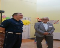 Policjanci spotkali się z małymi pacjentami