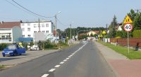 Kontrola drogowa w rejonie szkoły