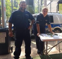Policjanci na pikniku