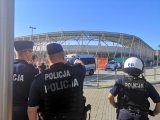 Policjanci na meczu