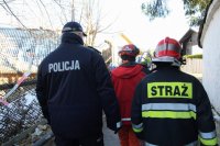 Policjant i strażak.