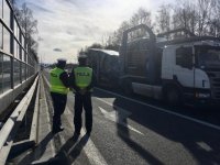 Policjanci podczas prowadzonych działań pn. SMOG