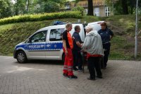 policjanci podczas spotkań profilaktycznych