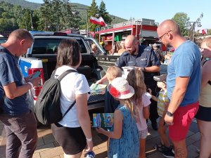 Policjanci podczas pikniku