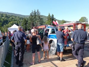 Policjanci podczas pikniku