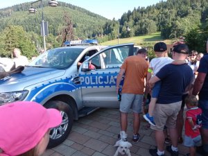 Policjanci podczas pikniku