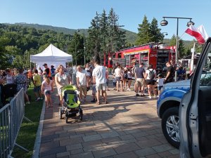 Policjanci podczas pikniku